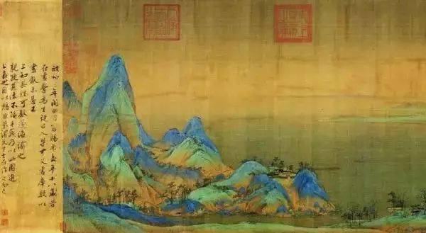 北宋 / 王希孟《千里江山图》(局部)/ 故宫博物院藏