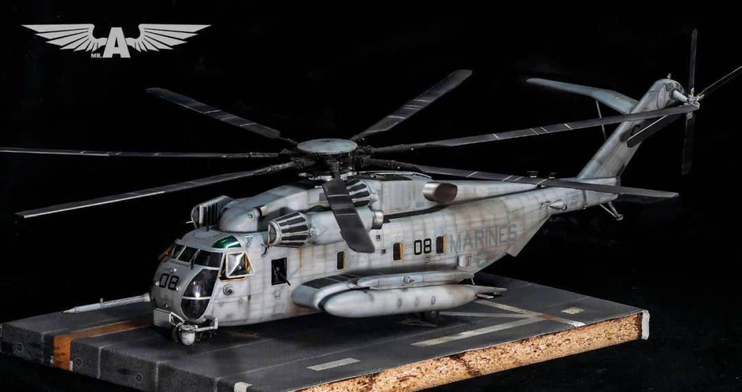 桨叶越多越反动 - ch53重型直升机