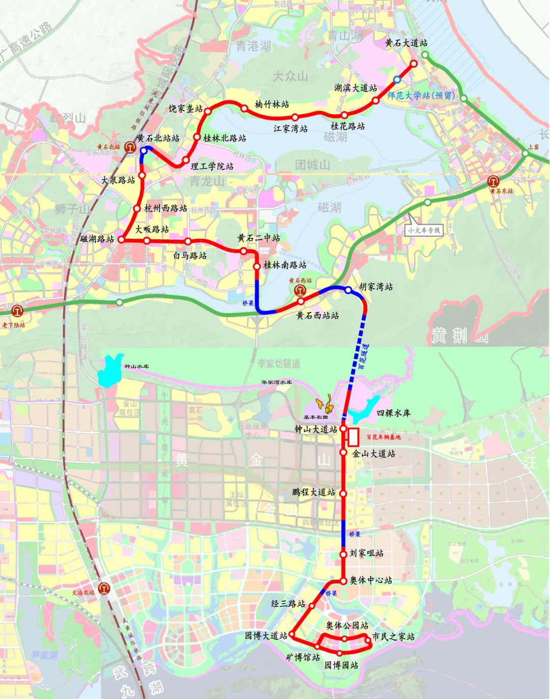 (有轨电车线路图)