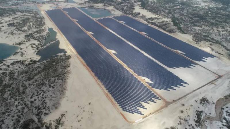 华鼎越南广平50MW支架为并网发电提供光伏发电项目
