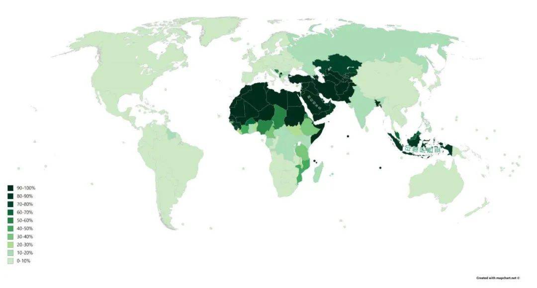 2021中国穆斯林人口_全球的穆斯林人口 中国穆斯林数量超欧洲总和