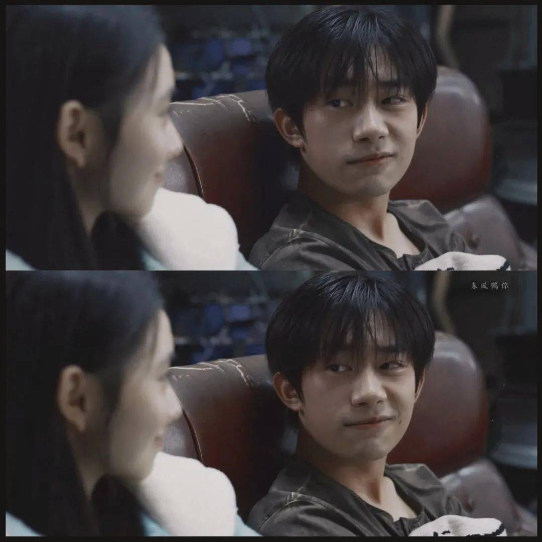 易烊千玺饰演的韦一航看着“亿羊迁徙”​泪流满面的这一幕，好治愈！