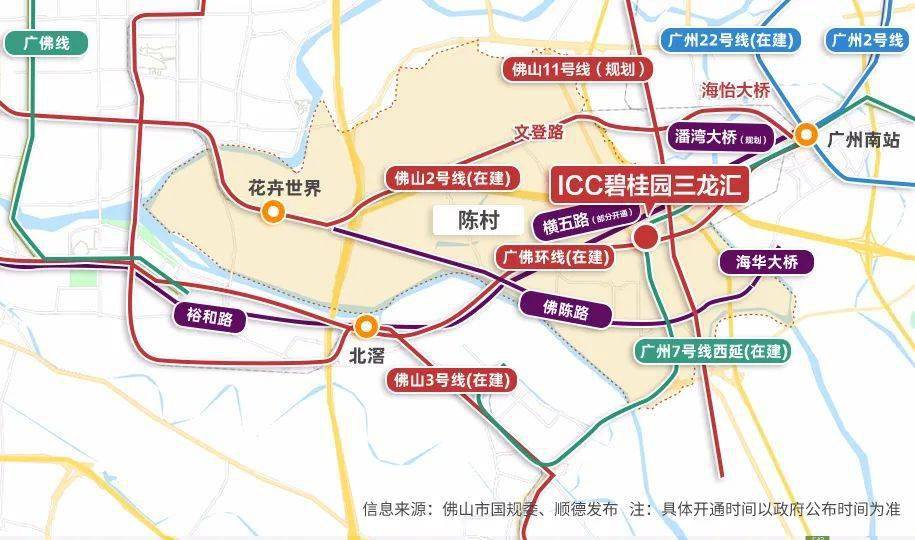 2021年陈村大爆发!四地铁 三龙汇·万达广场进驻!