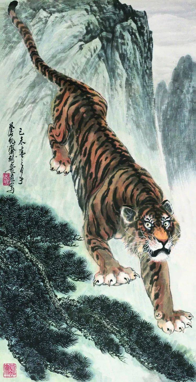 被埋没的现代画虎大师胡爽庵