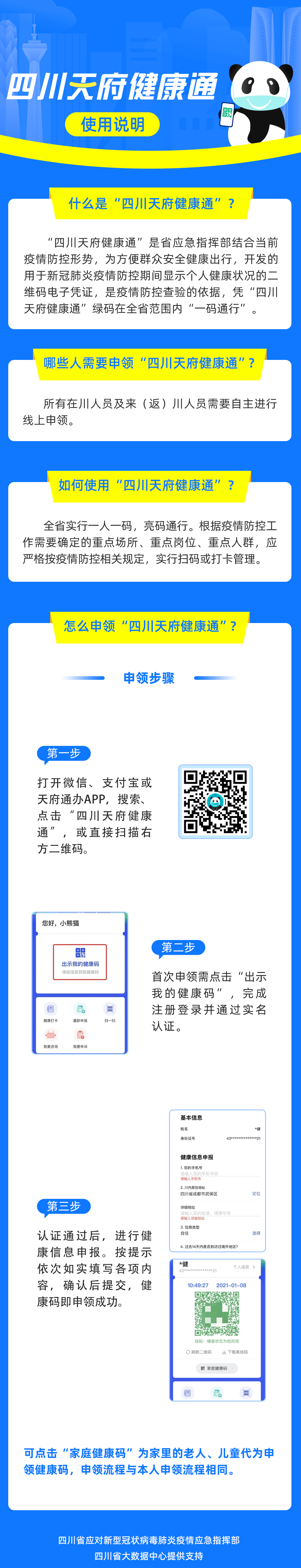 四川启用统一健康码"四川天府健康通"