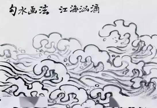 水的步骤画法_波浪