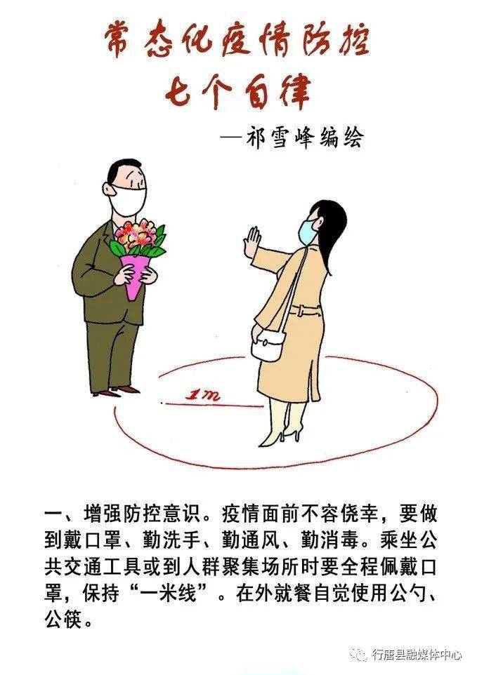 【防疫科普】漫画:常态化疫情防控"七个自律"