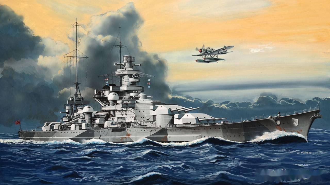 在二战德国海军屈指可数的大型战舰中,沙恩霍斯特级战列舰的名气