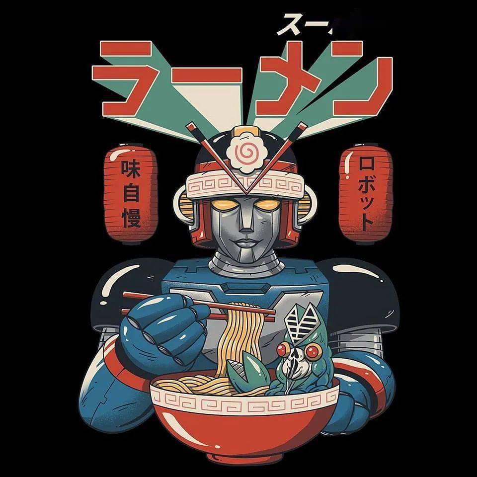 浮世绘风动漫插画