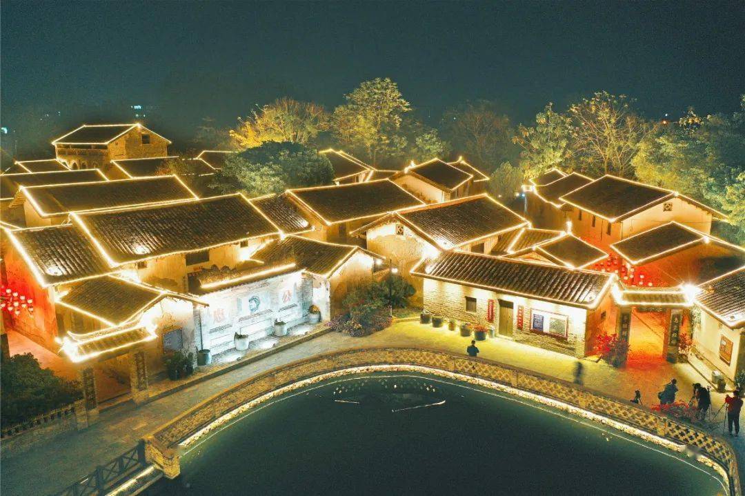 美丽乡村丨惊艳!玉林新晋的"夜景村"就在这了