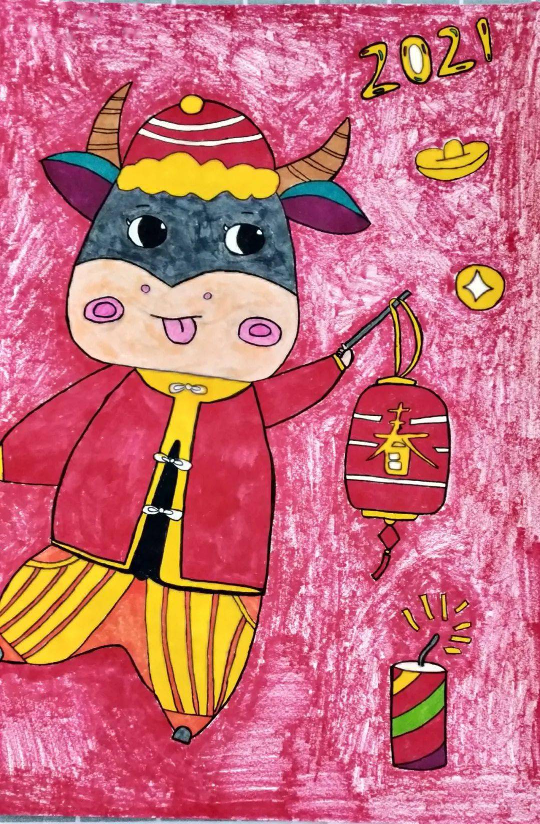 巧手绘新年——示范幼儿园教师主题绘画作品展