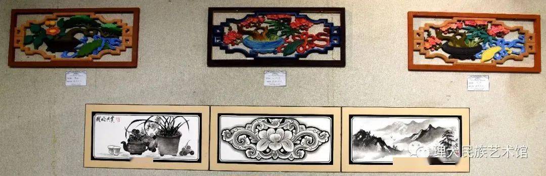 大理大学白族民居彩绘及建筑营造技艺研修班学员成果展示