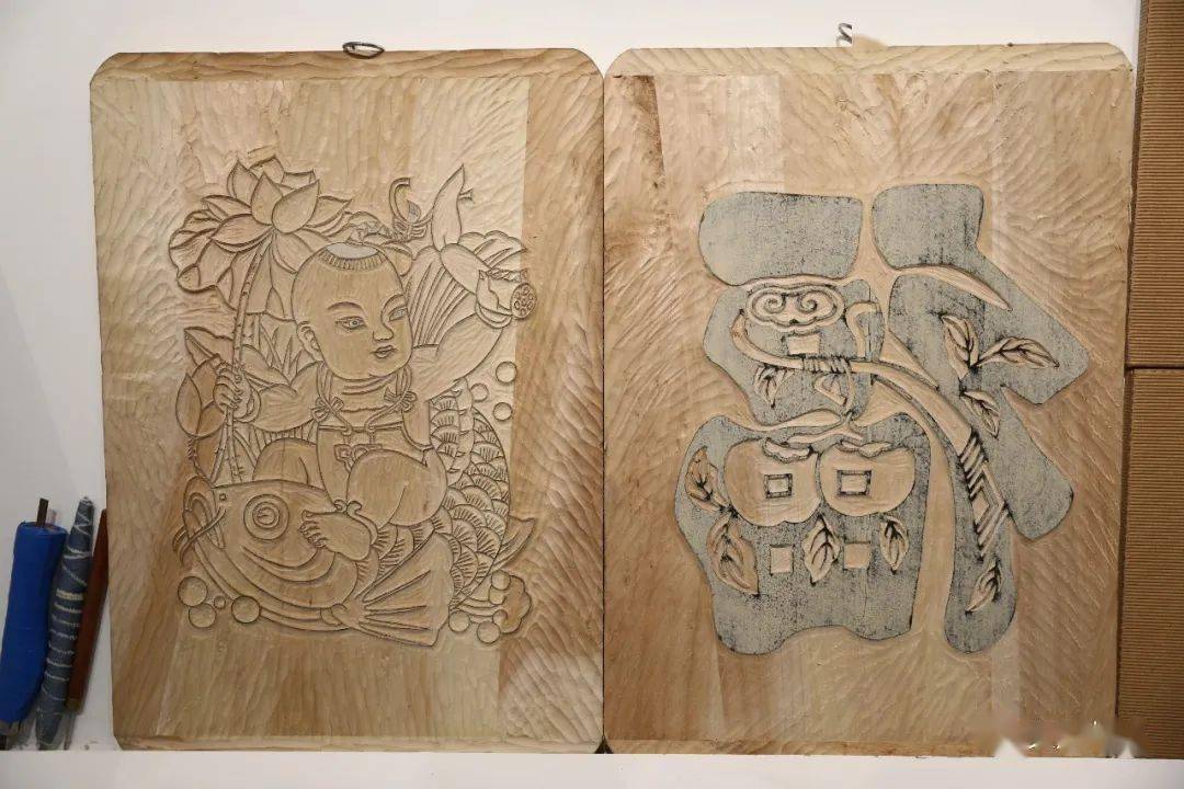 门上有神祗,家中有福禄|"庆新春"郯城木版年画展