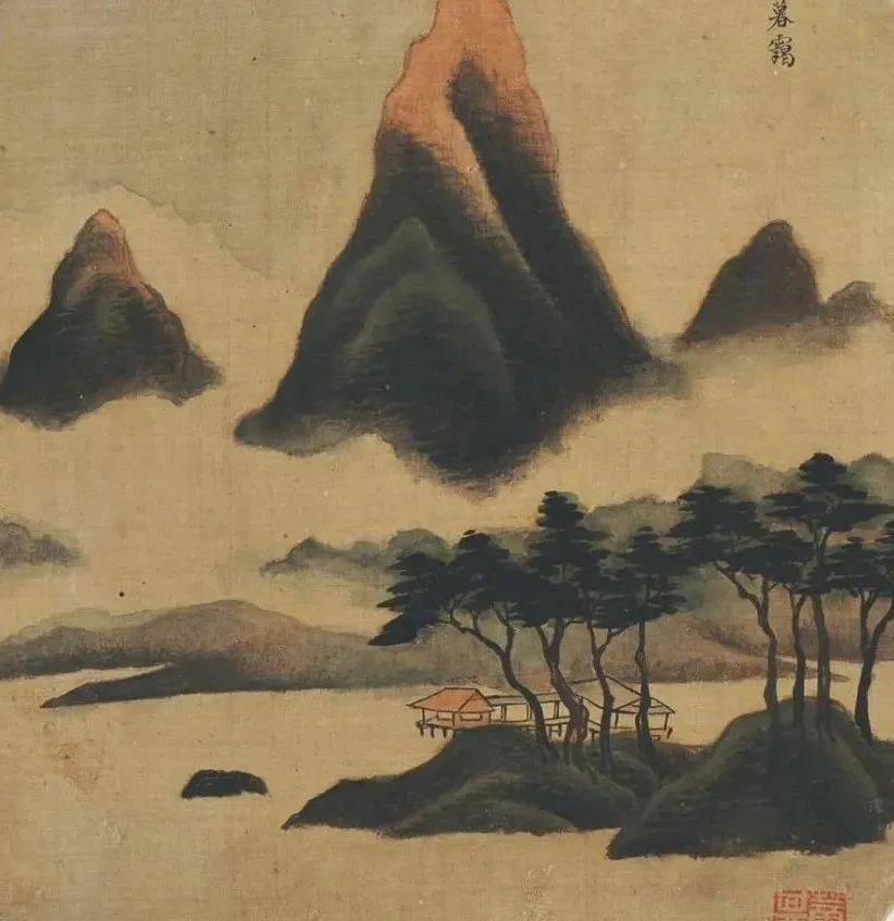 董其昌《燕吴八景图册》,画风新奇