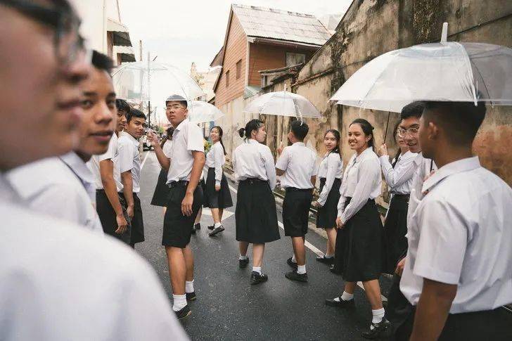 青春泰国中学生写真惊艳生动你怀念自己的中学时代吗