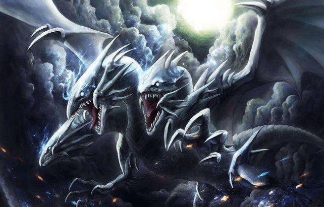 吸收白板怪兽力量的觉醒战士,以青眼白龙为对象攻击力高达三千五