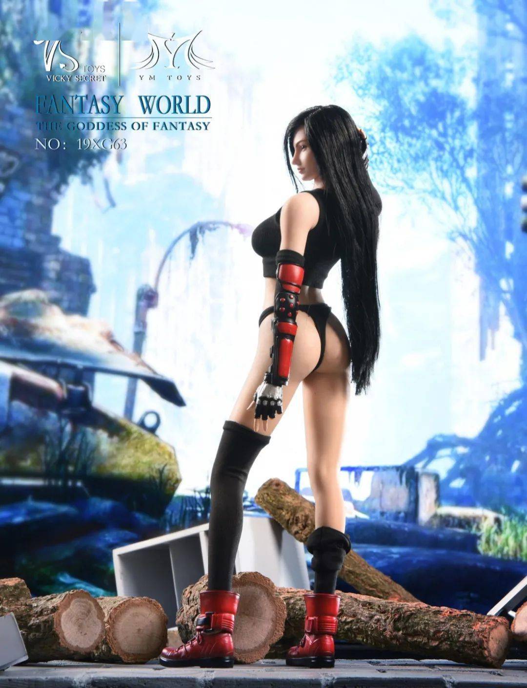 新品预定~ vstoys 19xg63 16 蒂法3.0 双头雕包胶素体