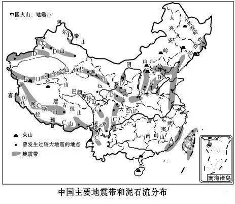 干货丨高中地理必考地图全集打印出来贴墙背