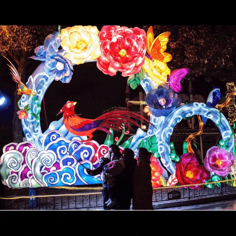 古风主题新春花灯游园会 350亩超大赏灯区 给你一个沉浸式的古风中国