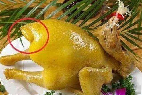 鸡屁股上尾脂腺,腔上囊这两种腺体确实不能吃.