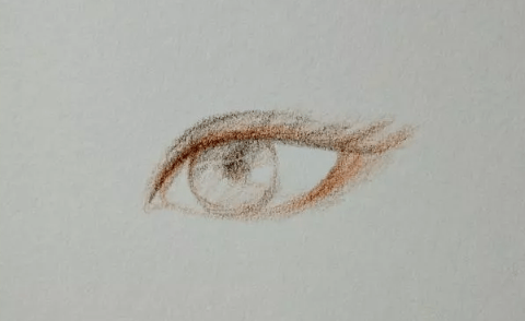 【彩铅教程】图文教程,彩铅手绘人物眼睛,快速上手画眼睛的教程