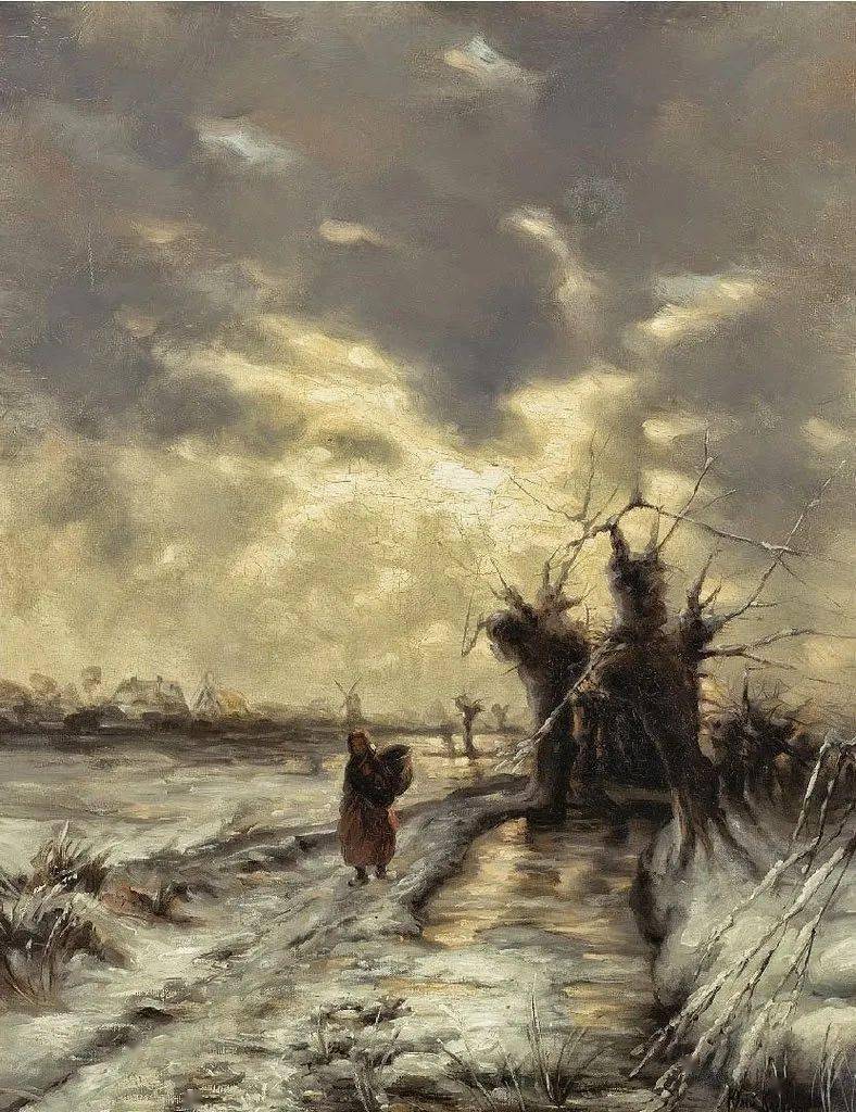 【绘画】浪漫主义的冬景画