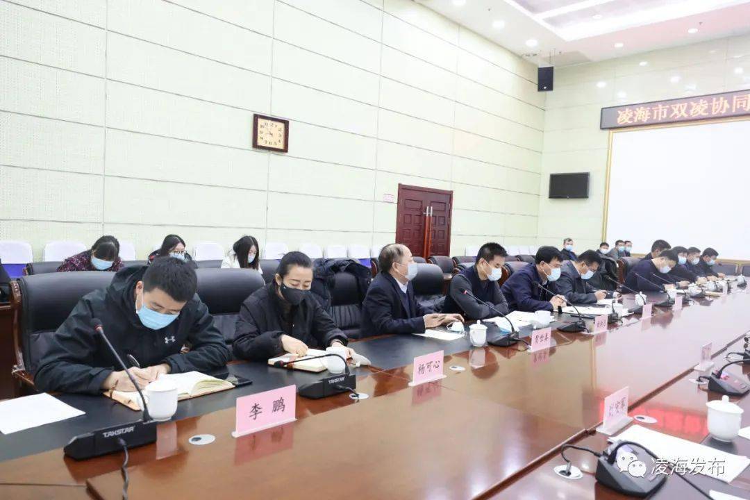陈林松主持召双凌协同发展示范区建设调度会