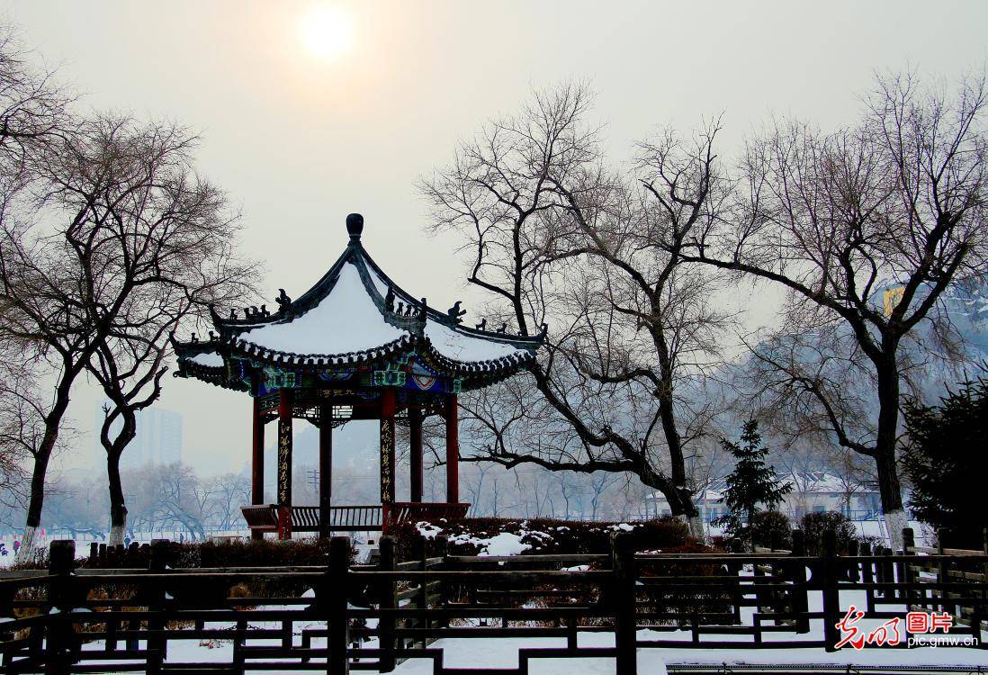 吉林北山雪景