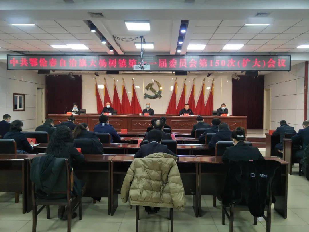 大杨树镇召开党委(扩大)会议