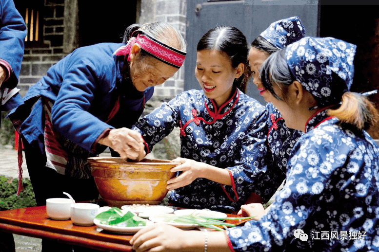 听见江西·美食非遗丨客家擂茶:擂钵杵出茶泥香