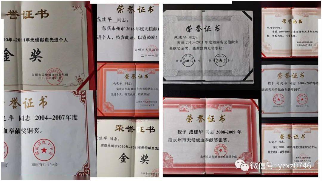 全国先进丨成建华:将无偿献血精神传承下去