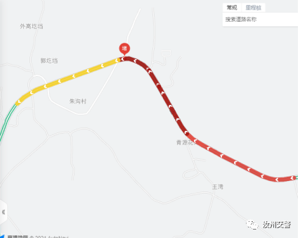 19,344国道纸坊路段20,242省道二广高速附近21,032县道蟒川路段22,007