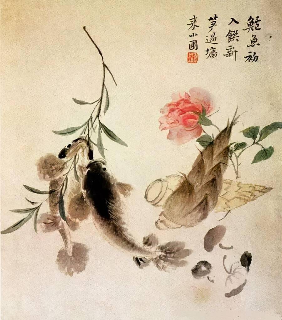 大师画鱼,祝你年年有余