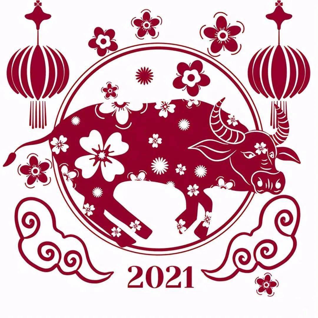 牛年,送您喜庆的牛年窗花