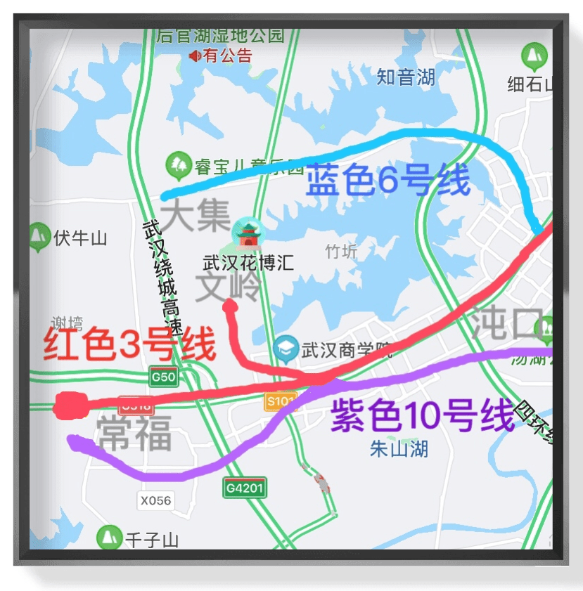 重磅:武汉地铁3号线二期将来还有延长线方案,大集有希望