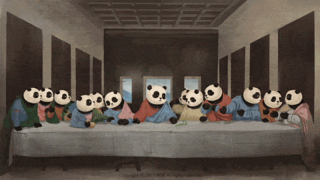 当国宝熊猫走进名画结果