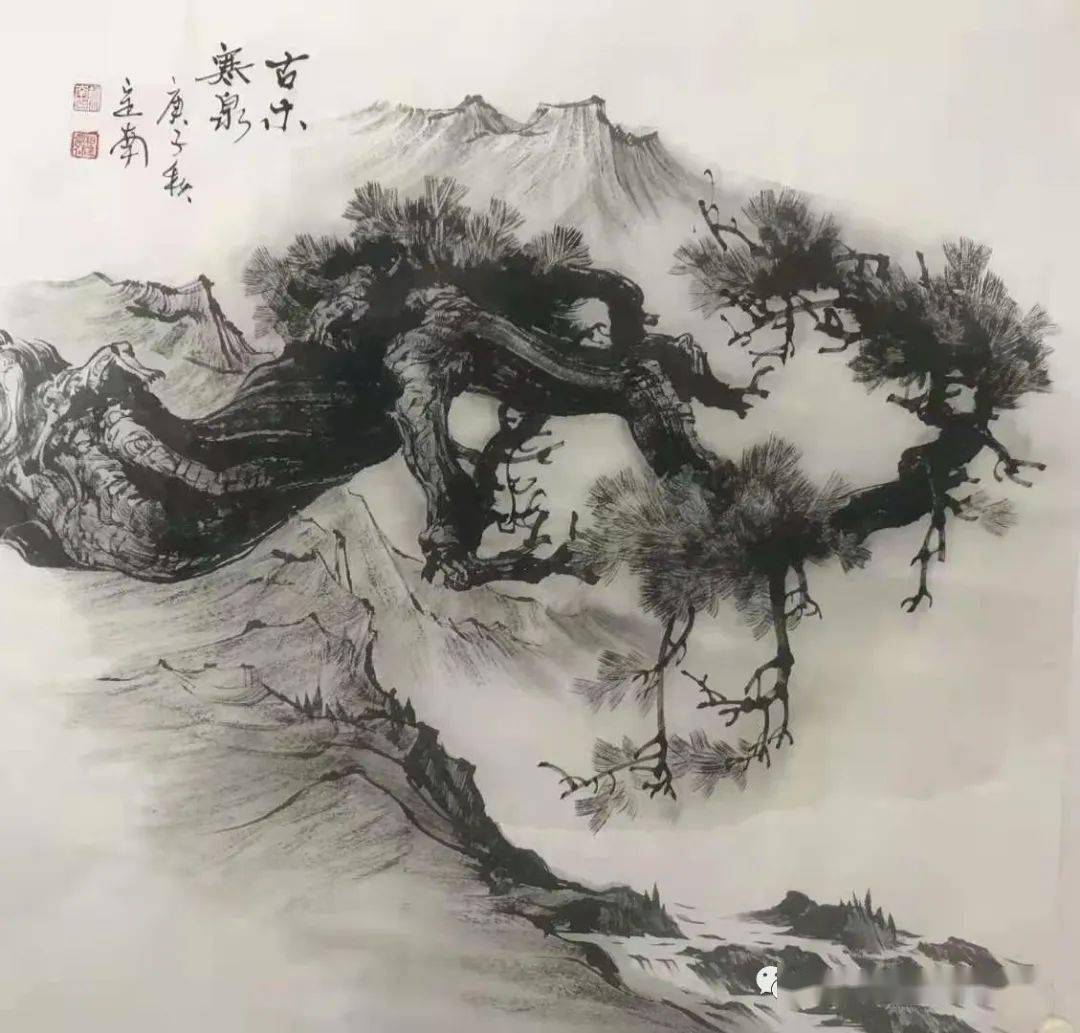 章丘区美术馆推出著名画家胡定南先生线上作品展