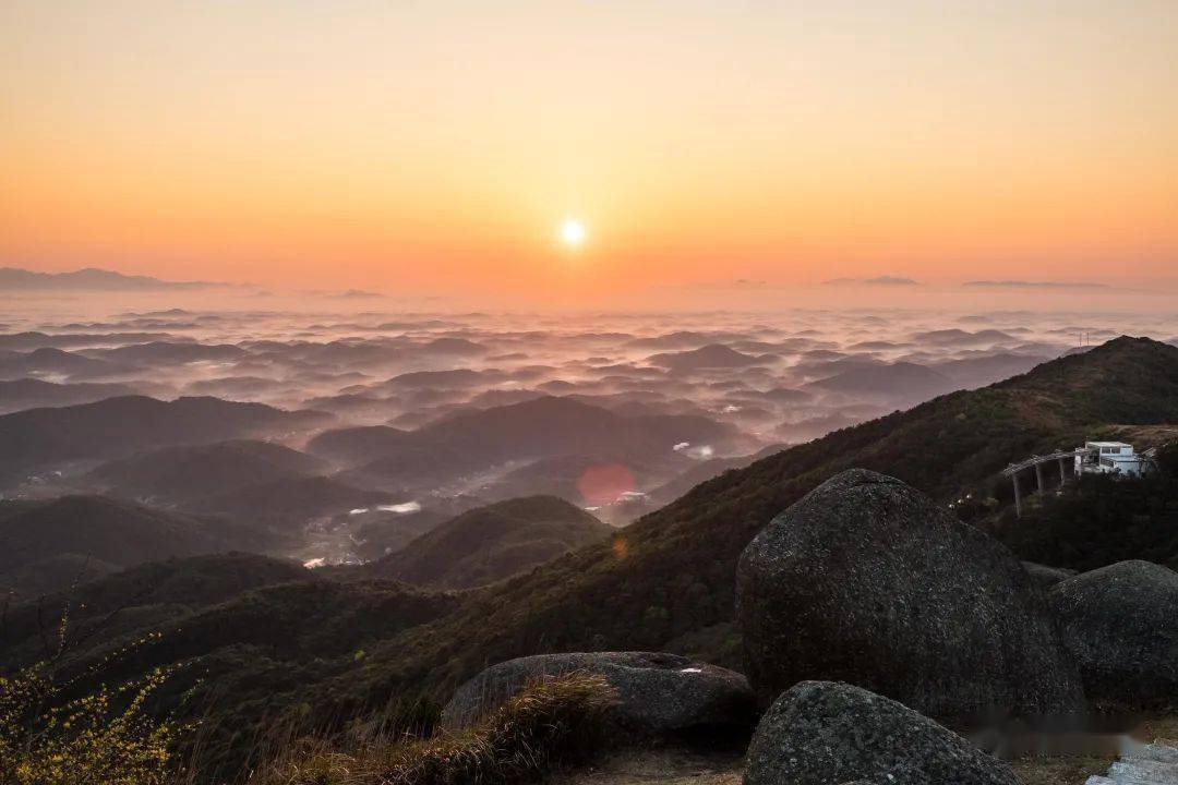 牛年初一,登五皇山顶拍银河星空,观日出,这么美你见过