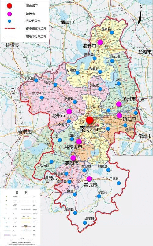 南京都市圈示意图 图片来源:芜湖新闻网