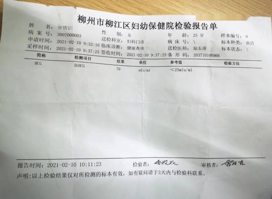 小倩2月14日的hcg值