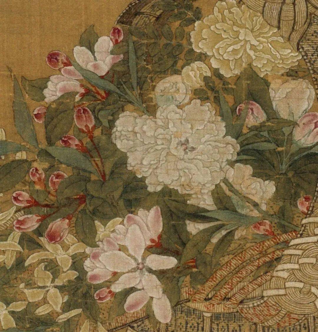 他的三幅花篮图,美了千年_李嵩