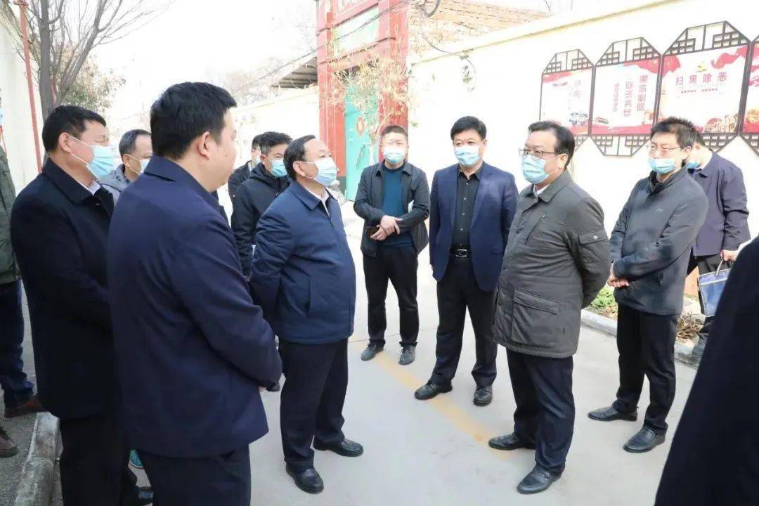 局长殷社林,邯山区政府区长刘海川,副区长刘伟,邯山区交通运输局党组