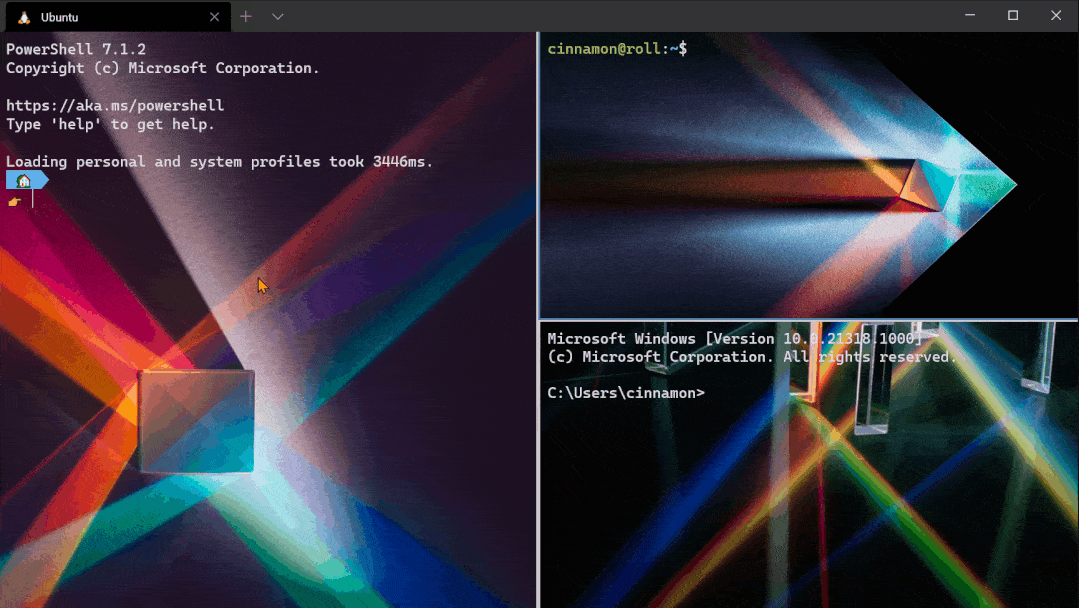 windows terminal preview 1.7发布,新增只读窗格模式