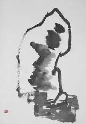 花鸟画中配景石头的写意画法教程