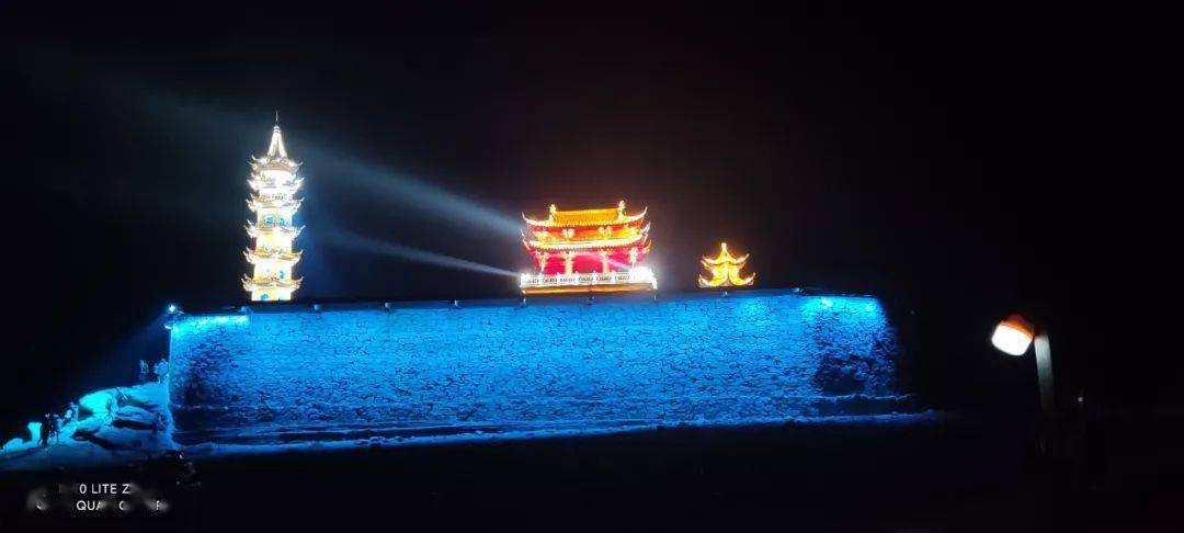 退水过后的落星墩夜景,你来看过吗?