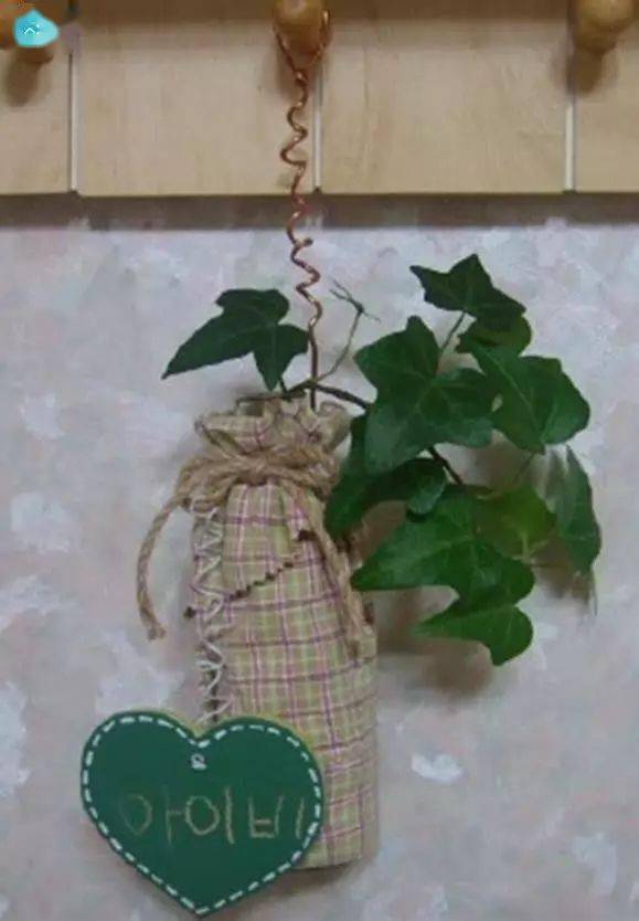 用旧衬衫diy漂亮花瓶手工制作方法图解教程210308