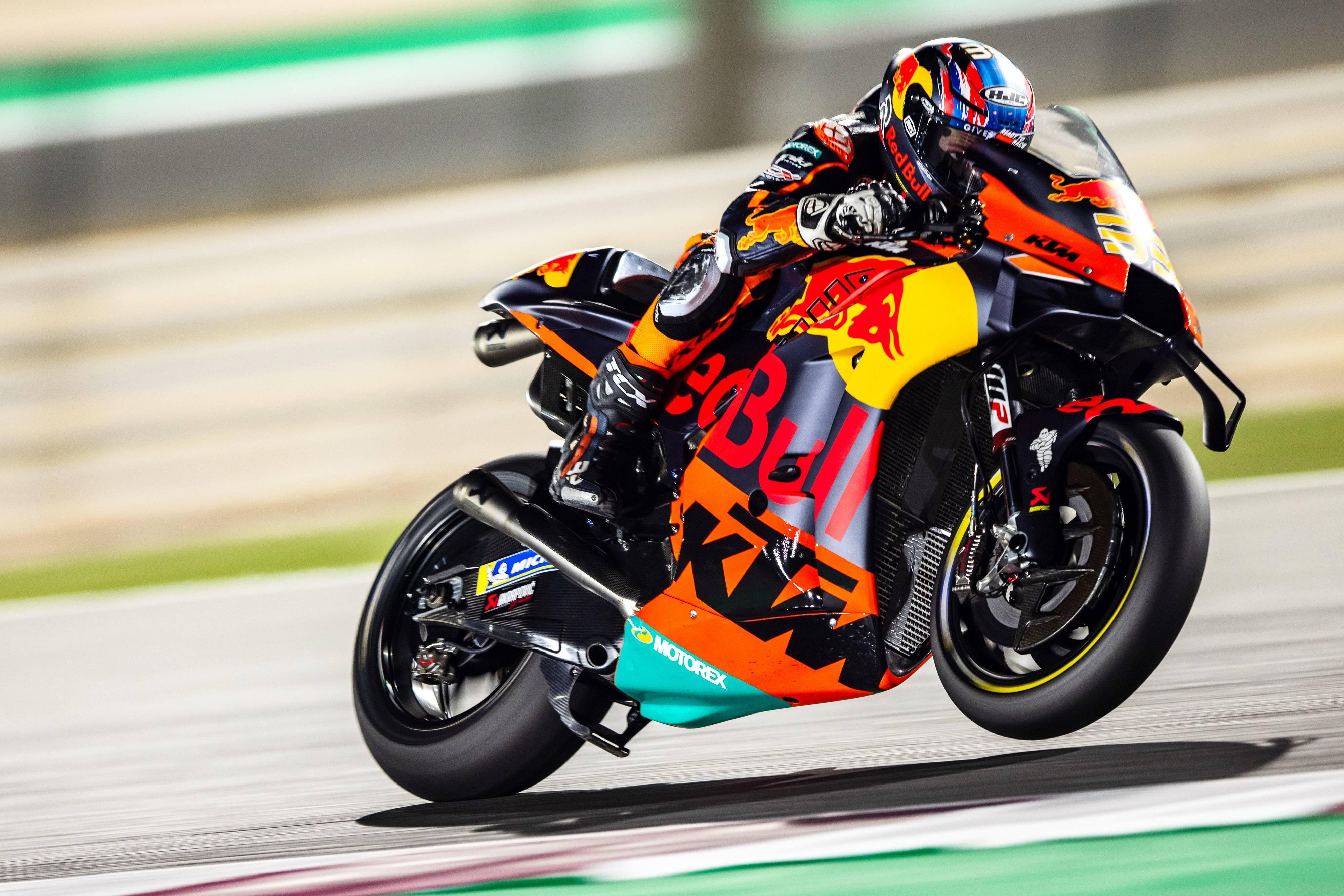 2021 motogp:卡塔尔季前测试,ktm 厂队篇