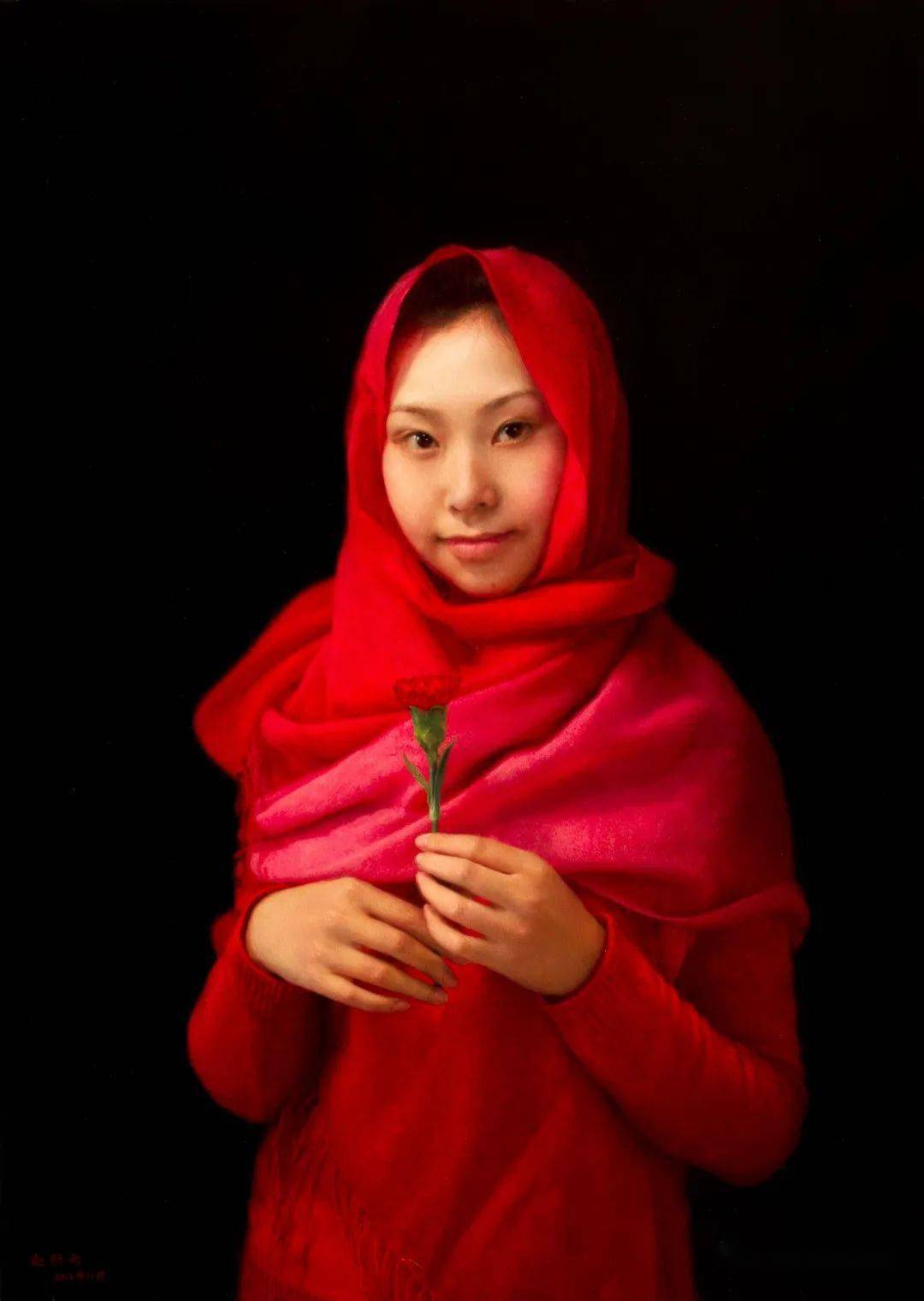 画得真到位,难怪这么多人找他画像,看到第一张就跪了