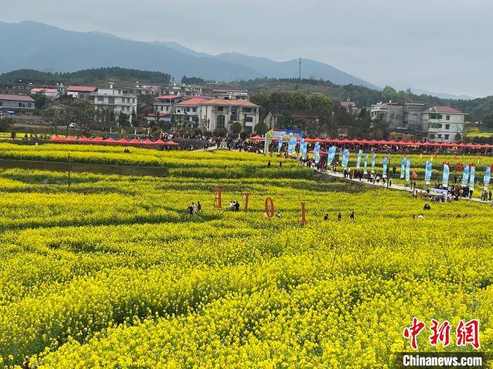 2021湖南油菜花节启幕 农旅融合助推乡村振兴