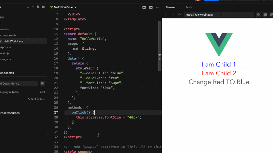 为什么 vue3 选择了 css 变量